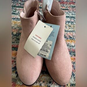 Girls Cat & Jack Pink Ankle Boots NWT Size 3